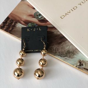 Kenneth Jay Lane Sphere Drop Earrings